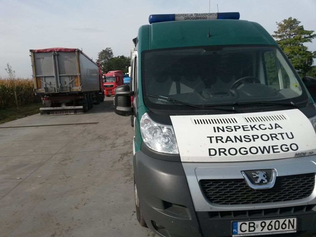 Inspekcja transportu drogowego, transport buraków, buraki, cukrownie, Kujawy i Pomorze