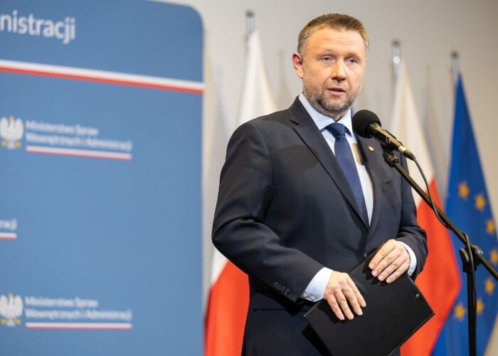 protest rolników, policja, minister, kierwiński