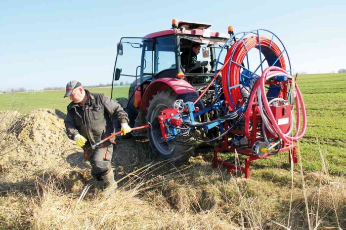 Maszyna do udrażniania drenów Brard & Sarran