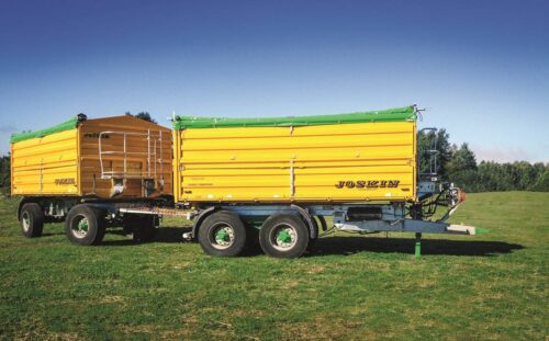 Nowe przyczepy burtowe Joskina