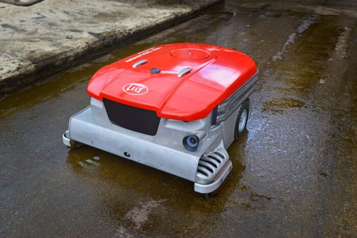 lely, Lely Discovery 120 Collector, odchody, obora