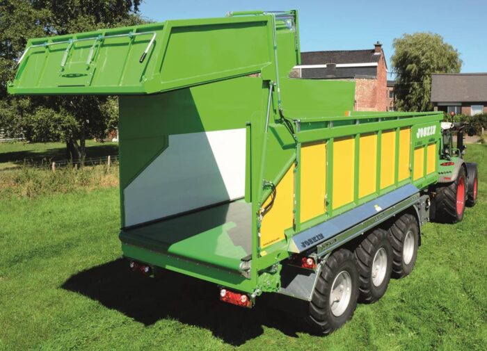 Przyczepa Joskin Drakkar z hydraulicznymi nadstawkami