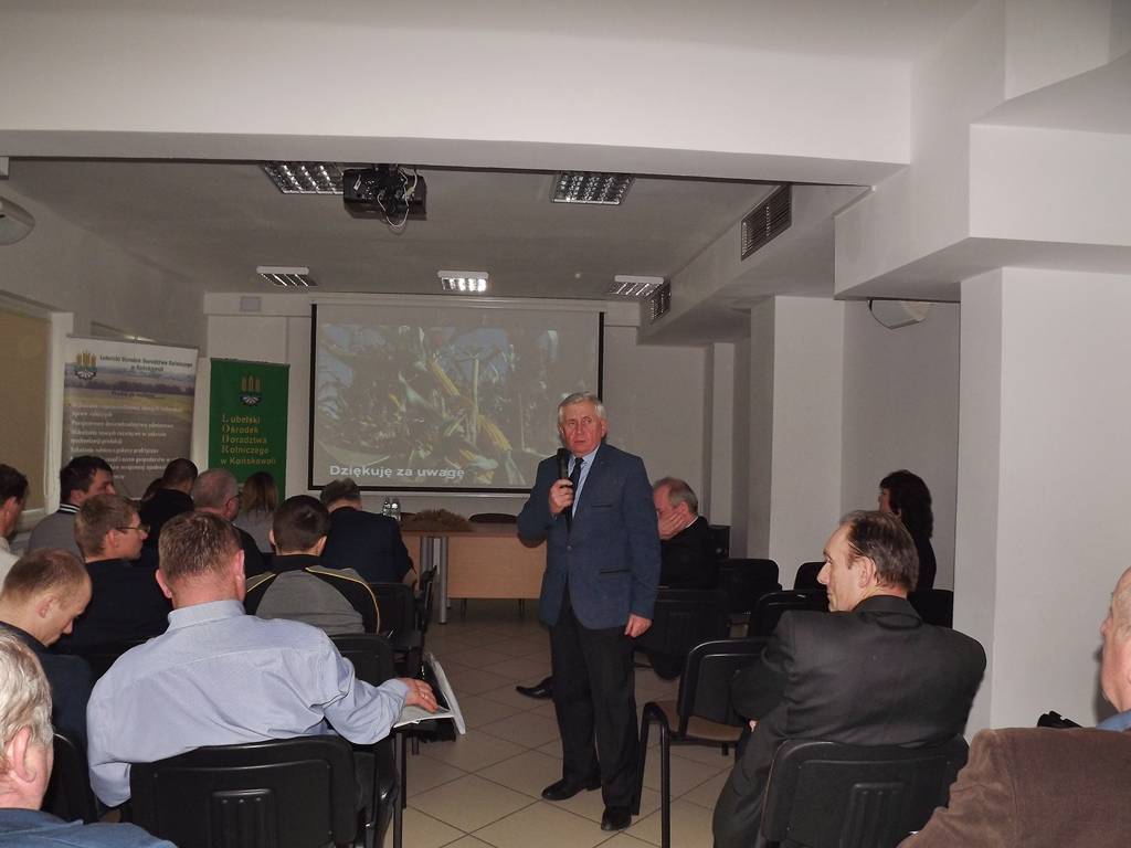 konferencja dla rolników, Znaczenie postępu technologicznego w produkcji roślinnej, LODR, Końskowola, kukurydza