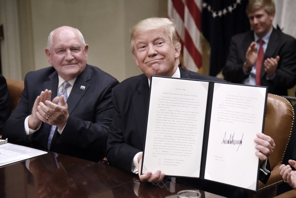 Sonny Perdue, donald trump, stany zjednoczone, rolnictwo, handel produktami rolnymi