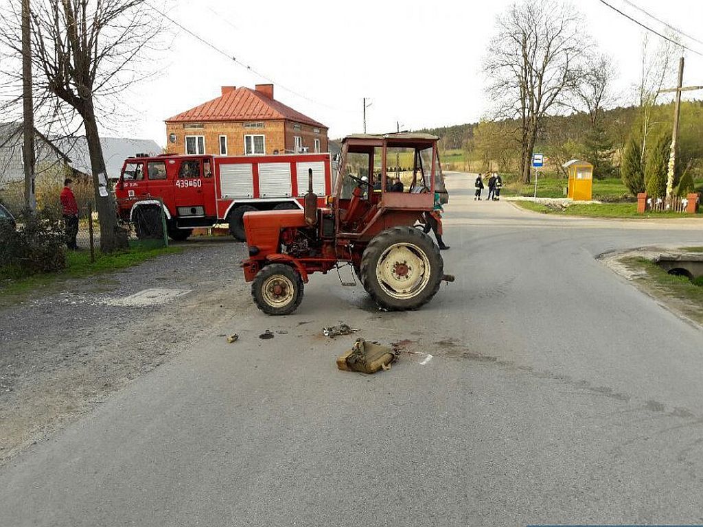 świetokrzyskie, końskie, jazda po pijanemu traktoremm, pijany trakrorzysta, policja