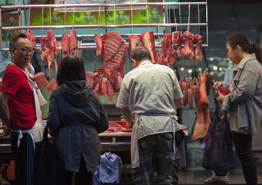 handel mięsem, wołowina, wieprzowina, drób