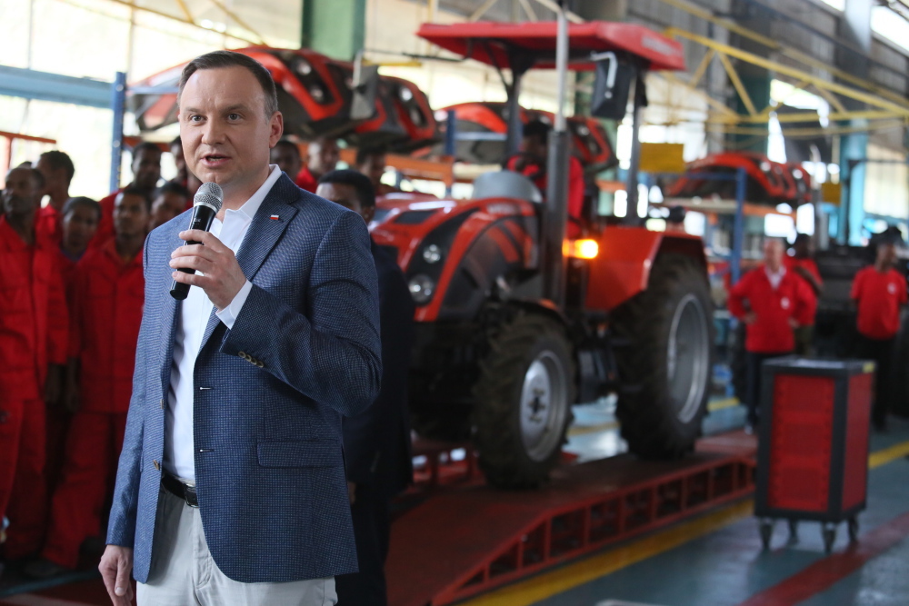 andrzej duda, etiopia, ursus, karol zarajczyk, program goafrica
