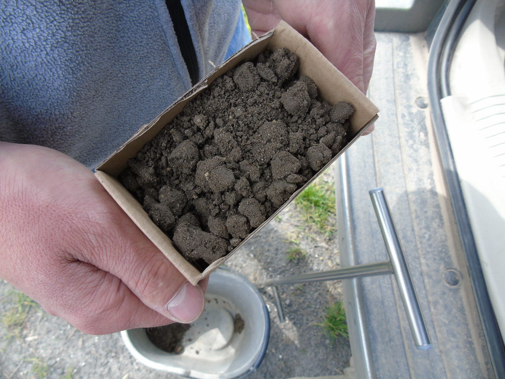 gleba, pobieranie próbek