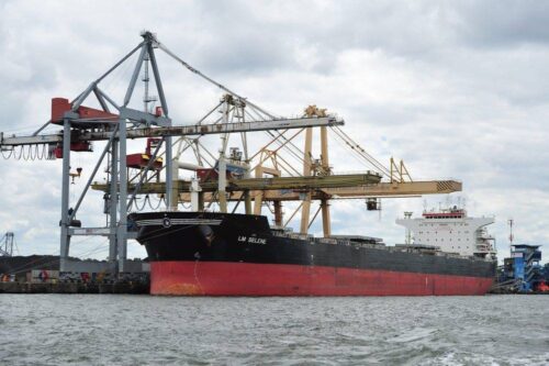 Szczecin, Świnoujście, porty, transport zbóż, zboża w portach