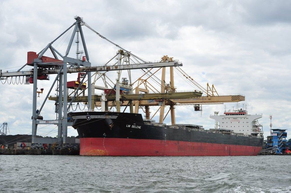 Szczecin, Świnoujście, porty, transport zbóż, zboża w portach