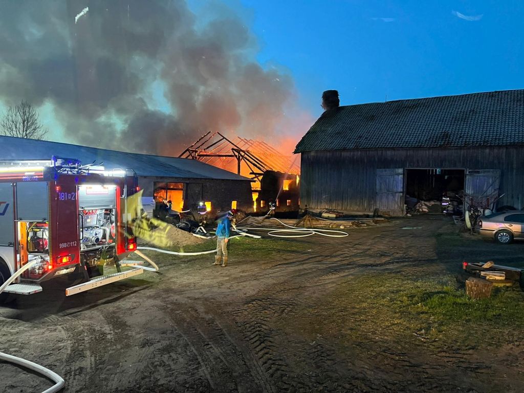 pożary w gospodarstwach, Rokitnik, Prątnica, Damian Stankiewicz