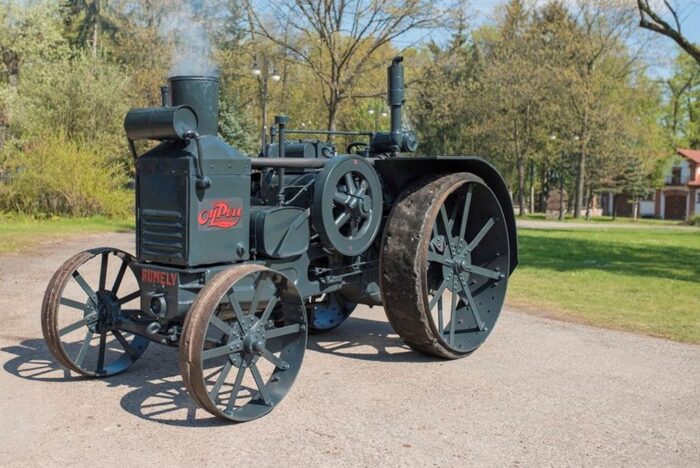 muzeum rolnictwa w ciechanowcu, ciechanowiec, ciągnik Rumely Oil-Pull X 25-40
