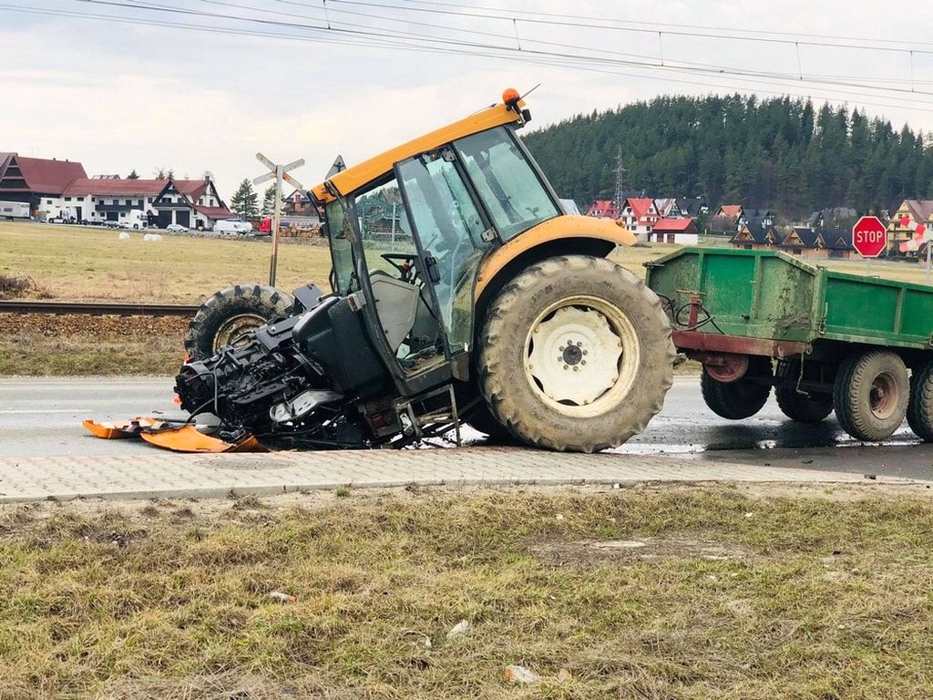 wypadki z udziałem ciągników rolniczych, wypadki na drogach, gmina Mniszków, powiat opoczyński, Szaflary