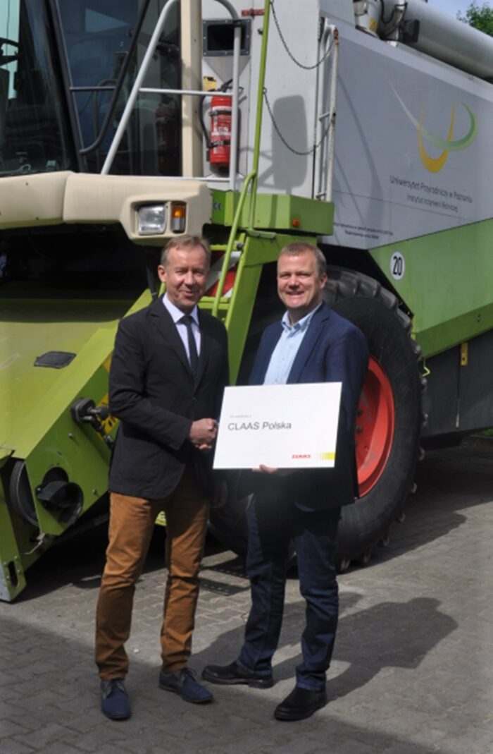 Podpisanie umowy Clas z Instytutem inzynierii Biosystemów UP Poznań