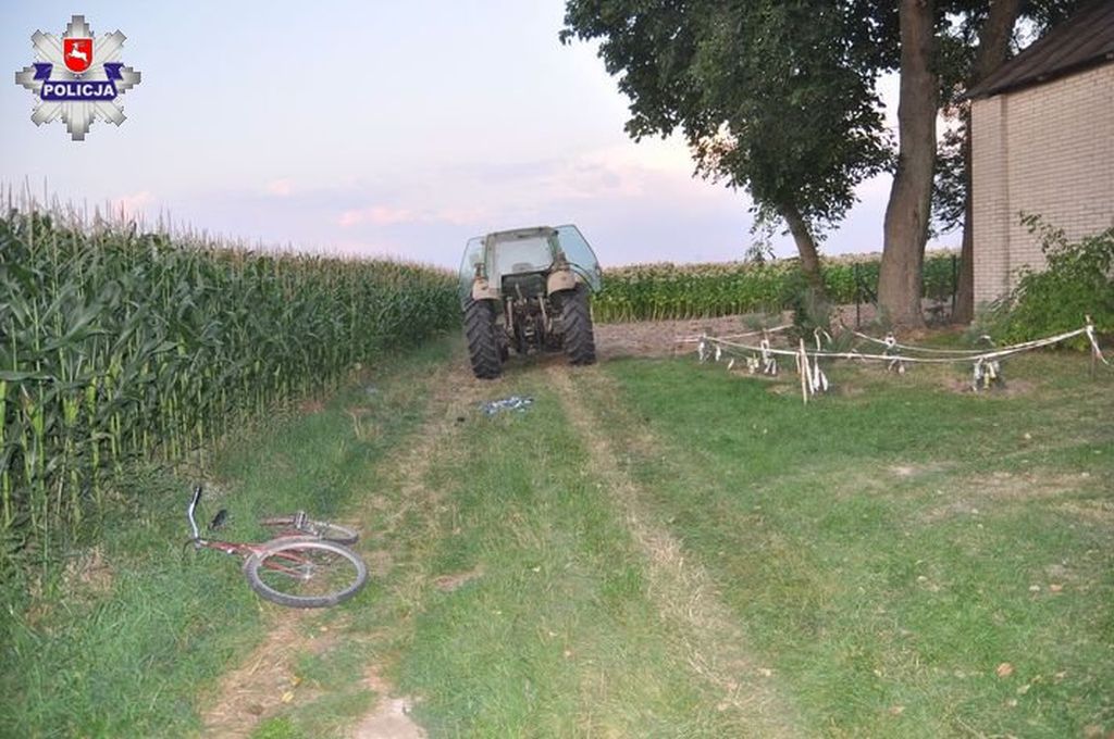 Deszkowice Kolonia, Zazmojszczyzna, lubelszczyzna, Międzyrzec Podlaski, wypadki z udziałem rolników, policja