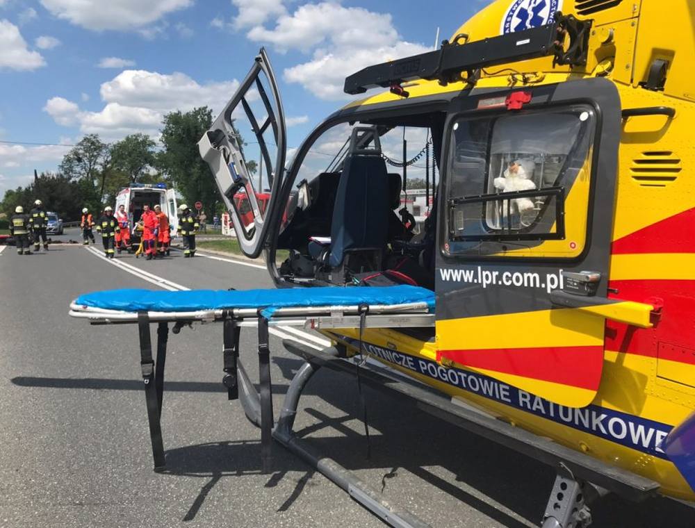 wypadek, wieś, policja, LPR, siewnik, siewnik wciągnął rekę kobiety