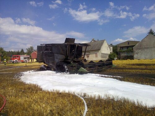 pozary gospodarstw, pożary, wielkopolska, straż pożarna