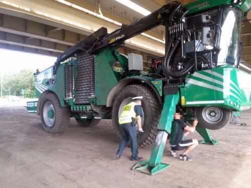 rębak, a4, knurów, inspekcja transportu drogowego, rębak Albach Diamant 2000