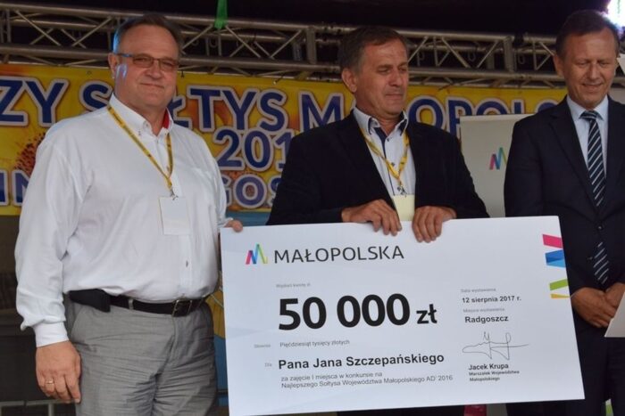 małopolska, sołtys, najlepszy sołtys małopolski, jan szczepański