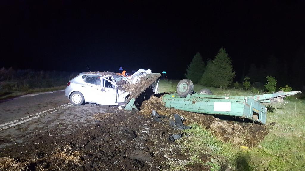 wypadki z udziałem maszyn rolniczych, wypadki na drogach, policja, lubelszczyzna