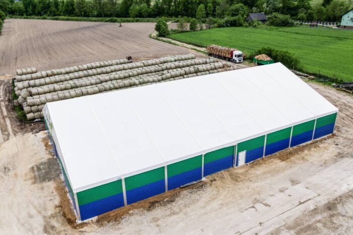 budowa hali namiotowej, agrobiznes, przedsiębiorca rolny, magazynowanie, hala namiotowa