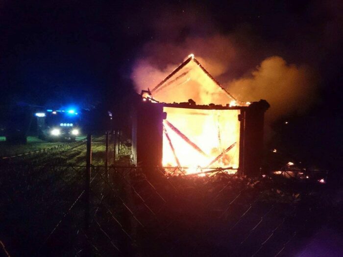 gmina otyń, nowa sól, lubuskie, podpalacz budynków gospodarczych, policja, straż pożarna