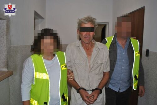 podpalił stodołę żony, przestępczość, policja, gmina Karczmiska, Lubelszczyzna