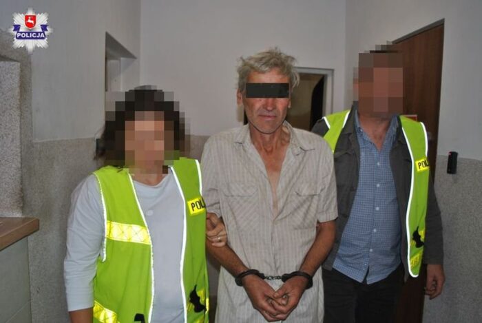 podpalił stodołę żony, przestępczość, policja, gmina Karczmiska, Lubelszczyzna