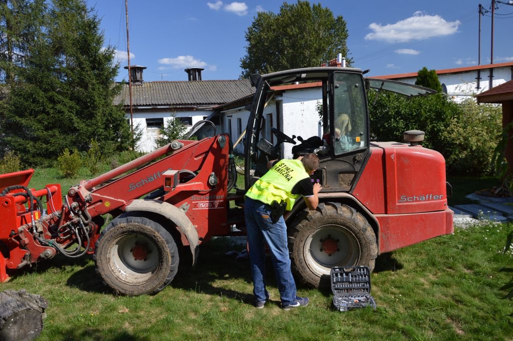 kradzieże ciągników rolniczych, new holland, gmina zbójno, Spółdzielnia Kółek Rolniczych w Dominowie