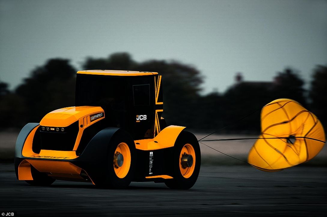 JCB Fastrac Two_rekord prędkości ciągnika rolniczego