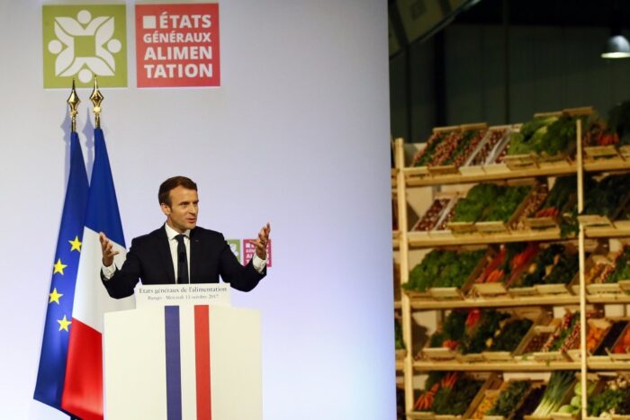 Emmanuel Macron, reforma sektora rolniczego, francja, targi świeżych produktów rolnych w Rungis