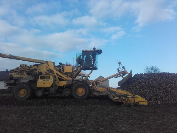 doczyszczarko-ładowarka, buraki, załadunek, samochód, Sahryń