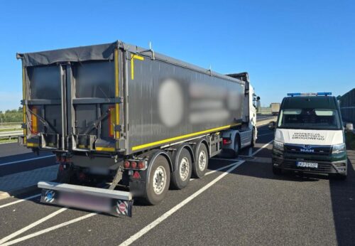 witd radom, kontrola, ciężarówka, zestaw ciężarowy, zboże