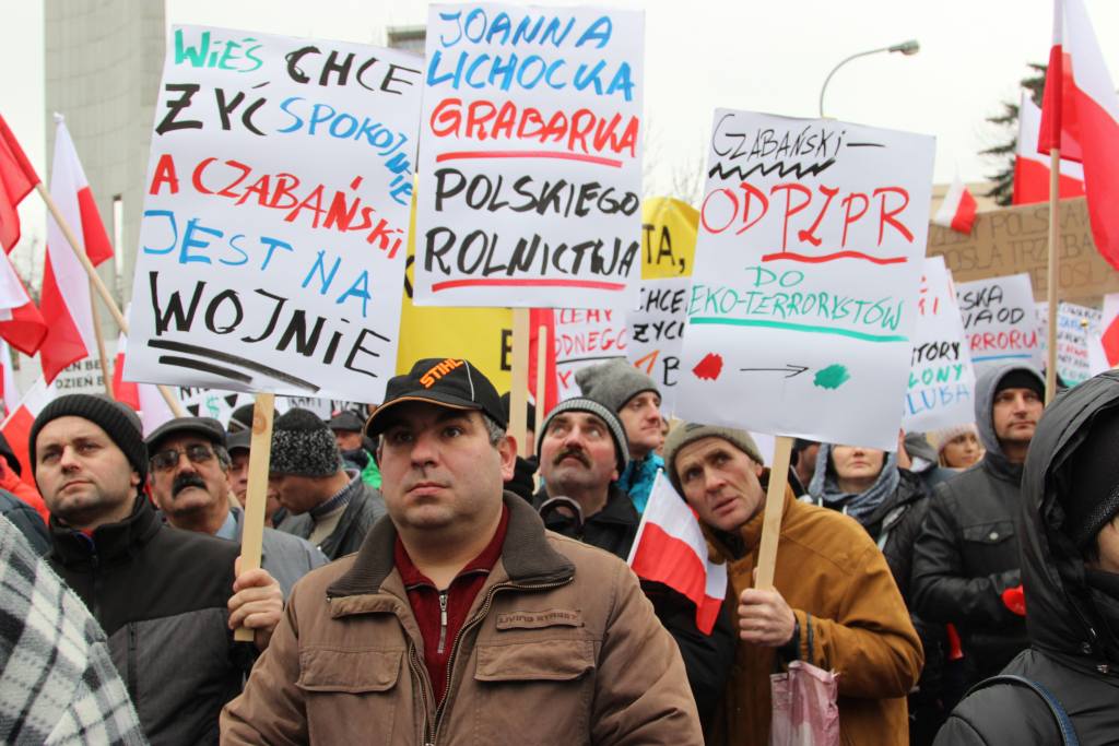 protest przed Sejmem, zakaz hodowli zwierząt futerkowych, zakaz uboju rytualnego, projekt PiS, prawo, protest