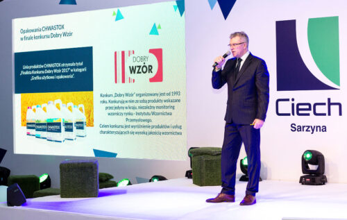 Mariusz Grelewicz, Ciech Sarzyna, konferencja, Serock