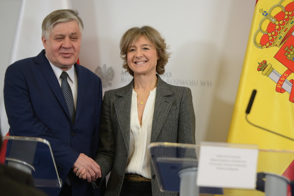Isabel Garcia Tejerina, Krzysztof Jurgiel, hiszpania, walka z asf, wspólna polityka rolna
