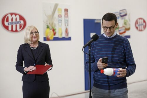 mateusz morawiecki, mlekovita, podlasie, wysokie mazowieckie, krzysztof jurgiel, sprzedaż produktów rolnych