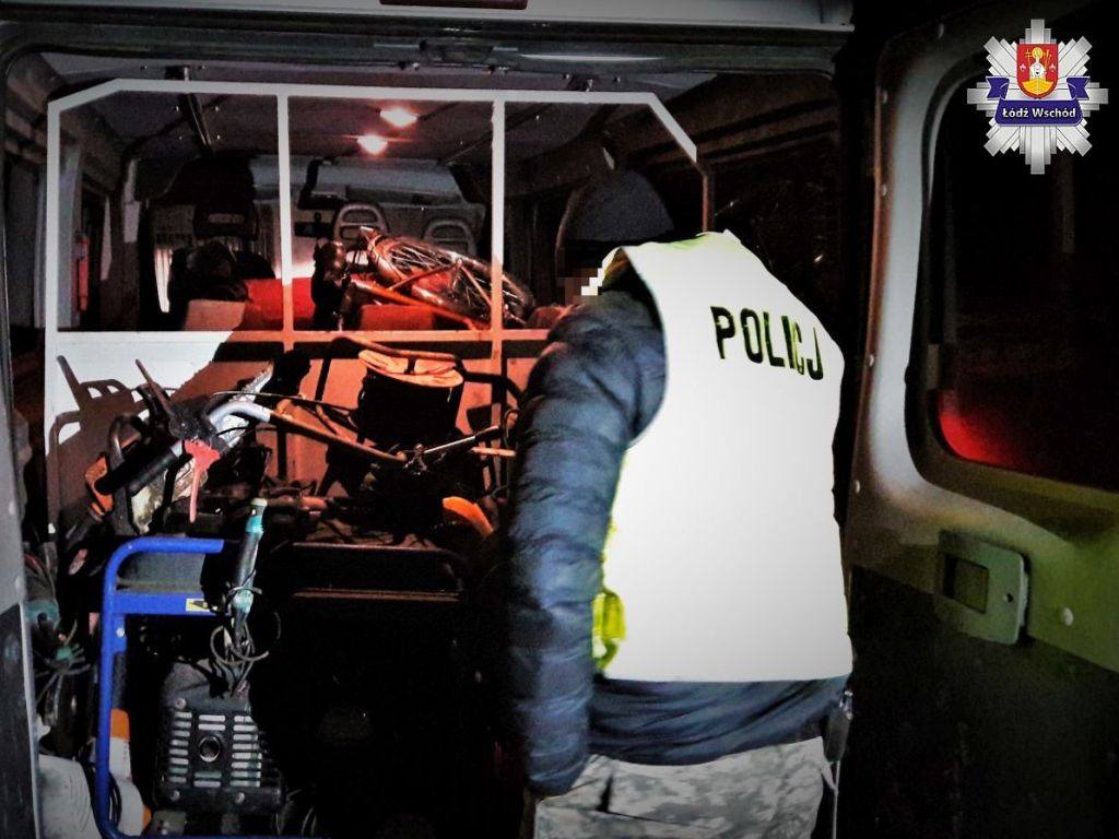 kradzież, włamanie, kradzież w gospodarstwie, złodzieje, policja, łódzkie