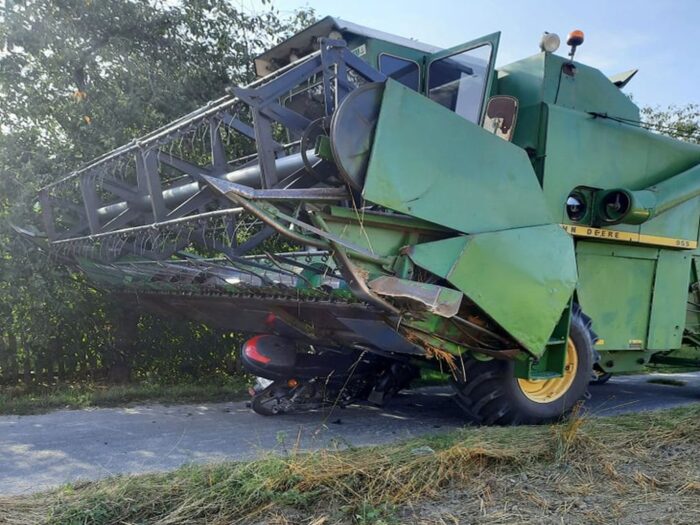 motocykl wbił się pod heder kombajnu, Marcin Lebiedowicz, Edyta Krystkowiak, pijani motocykliści