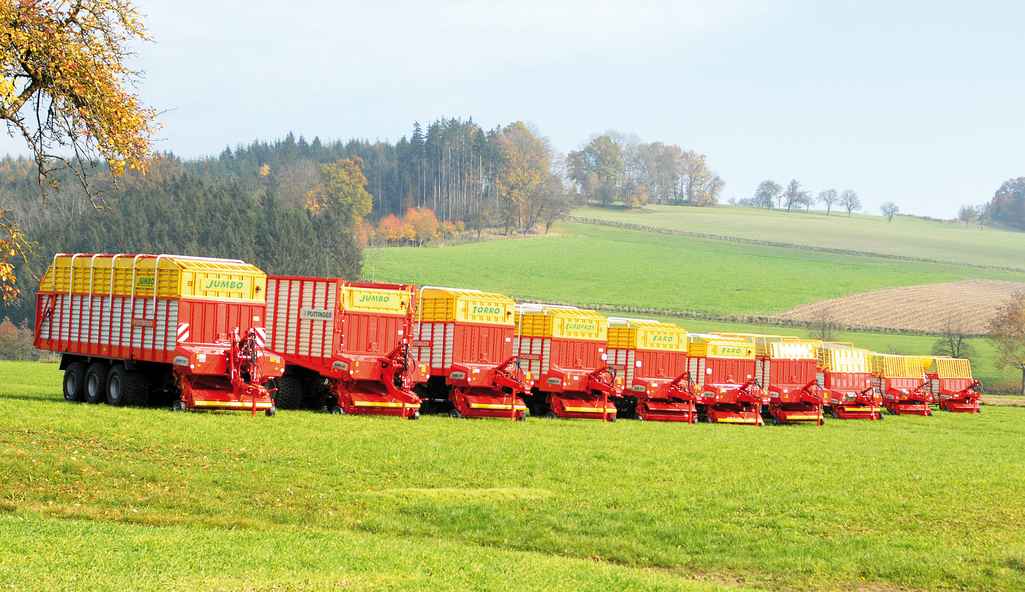 przyczepy zbierające zielonkę