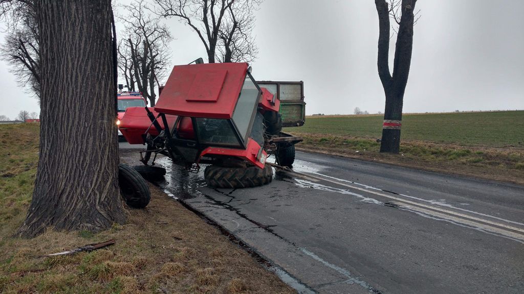 wypadki z udzialem ciągników, Stary Widzim, Wolsztyn, wielkopolska, mokra prawa, skierniewice