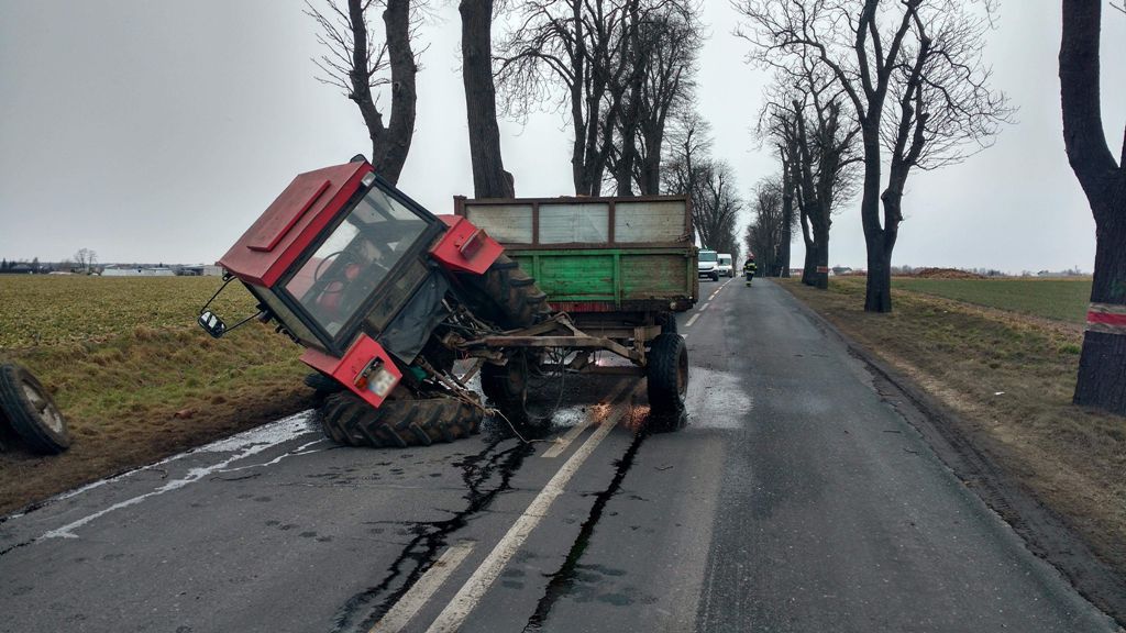 wypadki z udzialem ciągników, Stary Widzim, Wolsztyn, wielkopolska, mokra prawa, skierniewice