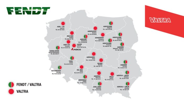 Nowa sieć dilerów ciągników i maszyn rolniczych AGCO