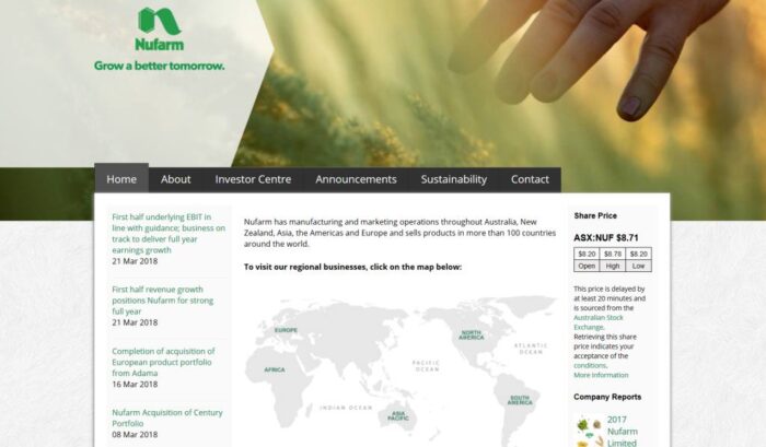 Nufarm, Syngenta, Adama,