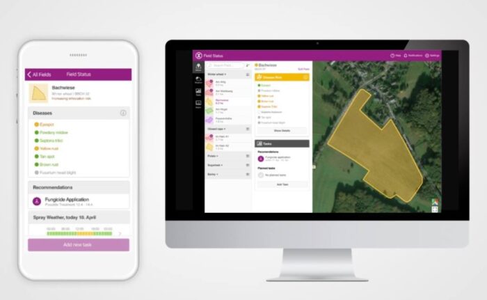 xarvio Field Manager, Bayer, aplikacja, nowoczesne rolnictwo, agrofagi