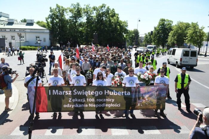 Ekologicznego Forum Młodzieży, I Marsz Św. Huberta, Warszawa, leśnictwo, łowiectwo