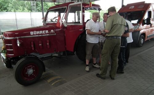 ciągnik Buehrer, zabytkowe traktory, kas, straż graniczna, gronowo, kaliningrad