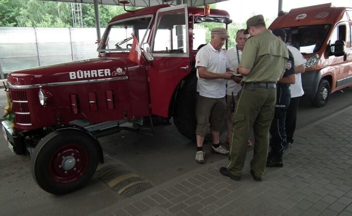 ciągnik Buehrer, zabytkowe traktory, kas, straż graniczna, gronowo, kaliningrad