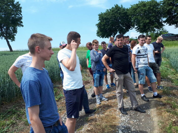 Jan Gryn, studenci, pszenica