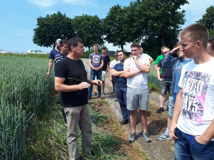 Jan Gryn, studenci, pszenica, drzewa